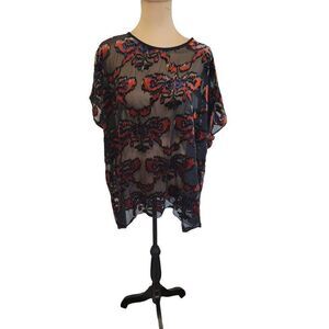 Tobi Sheer Woman's Small Black Top